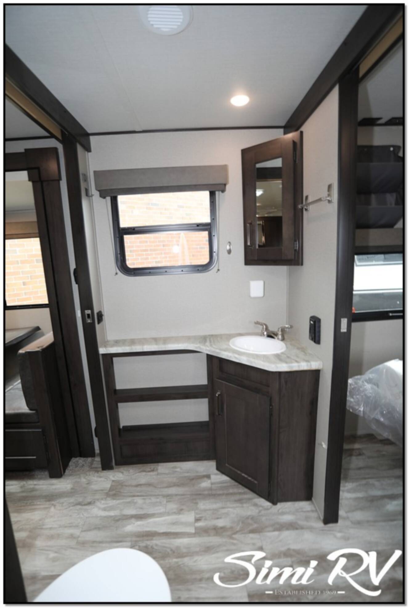 A photo of this 2021 Grand Design Transcend 32BHS