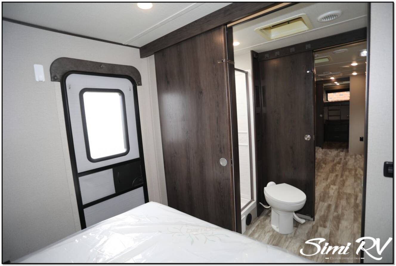 A photo of this 2021 Grand Design Transcend 32BHS