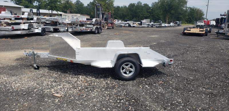 2026 Aluma 6'5"x10 MC210 double motorcycle aluminum trailer in Byron, GA