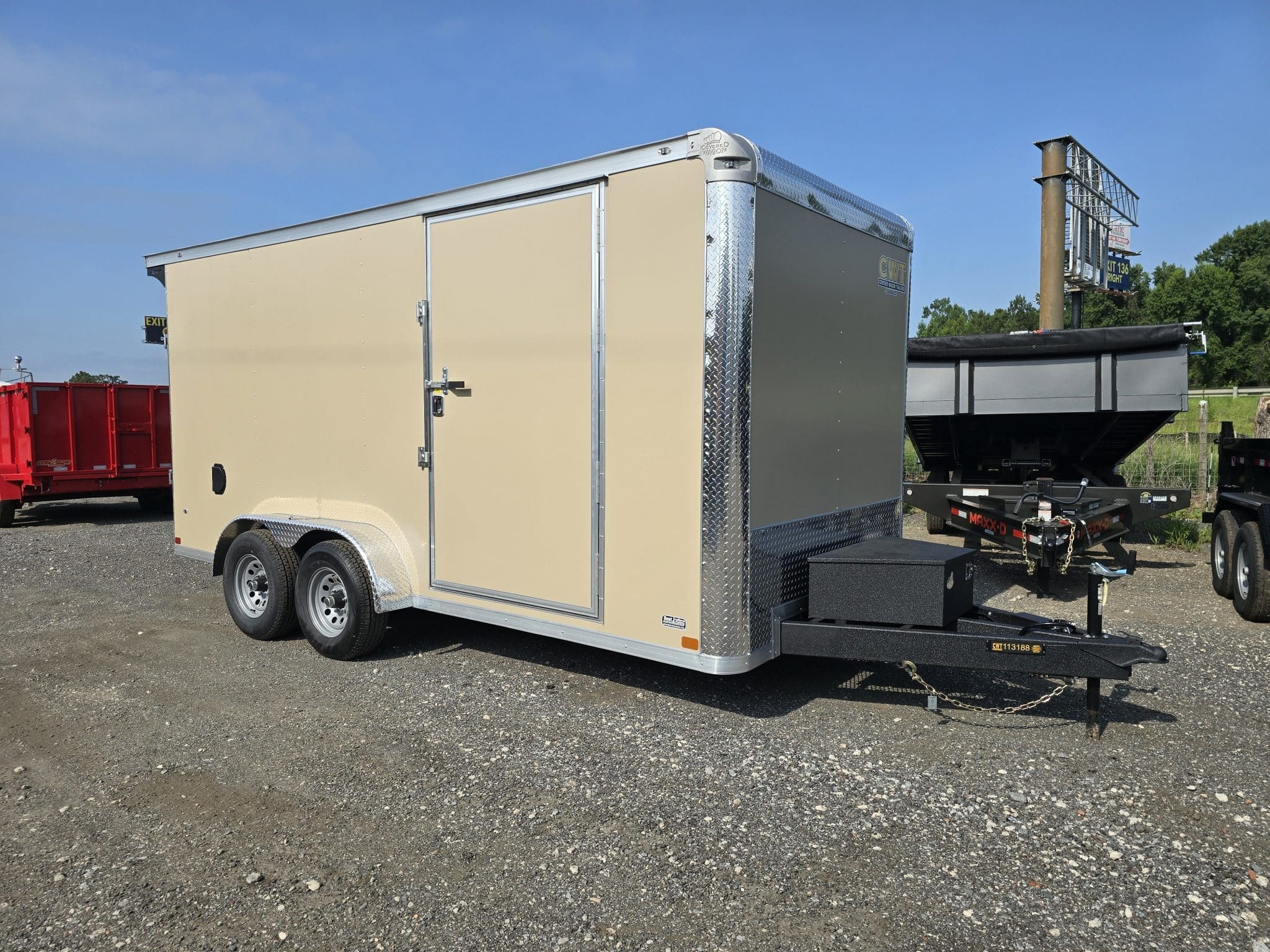 2026 Covered Wagon Trailers 7X16 10K Enclosed Landscape Trailer With 7' Interior in Byron, GA