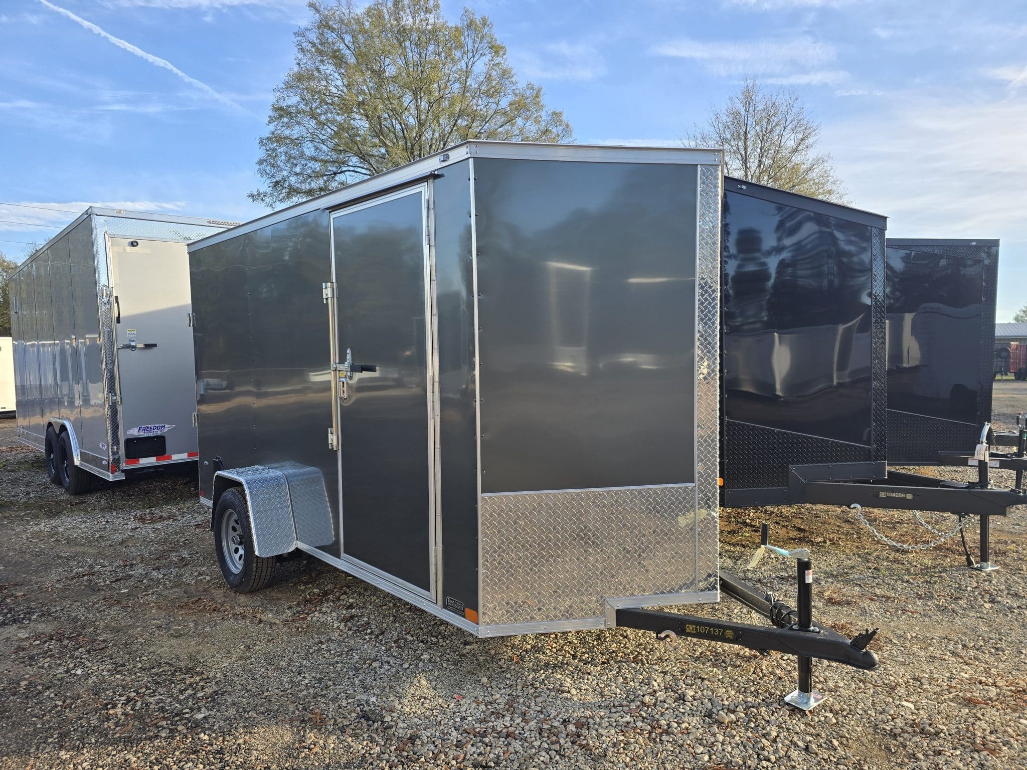 2026 Covered Wagon Trailers 6x12 Single Axle Enclosed Trailer With Ramp Door in Byron, GA