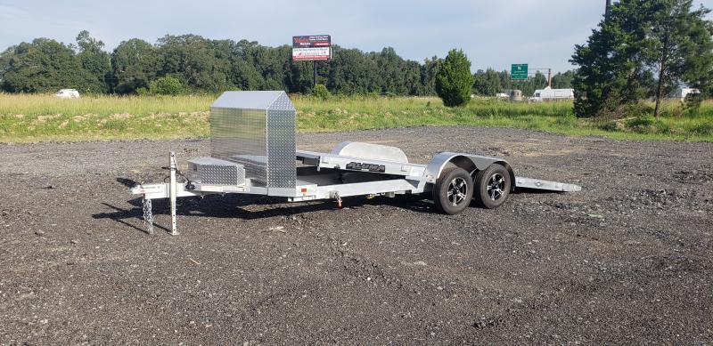 2026 Aluma 8218 tilt anniversary car hauler trailer aluminum in Byron, GA