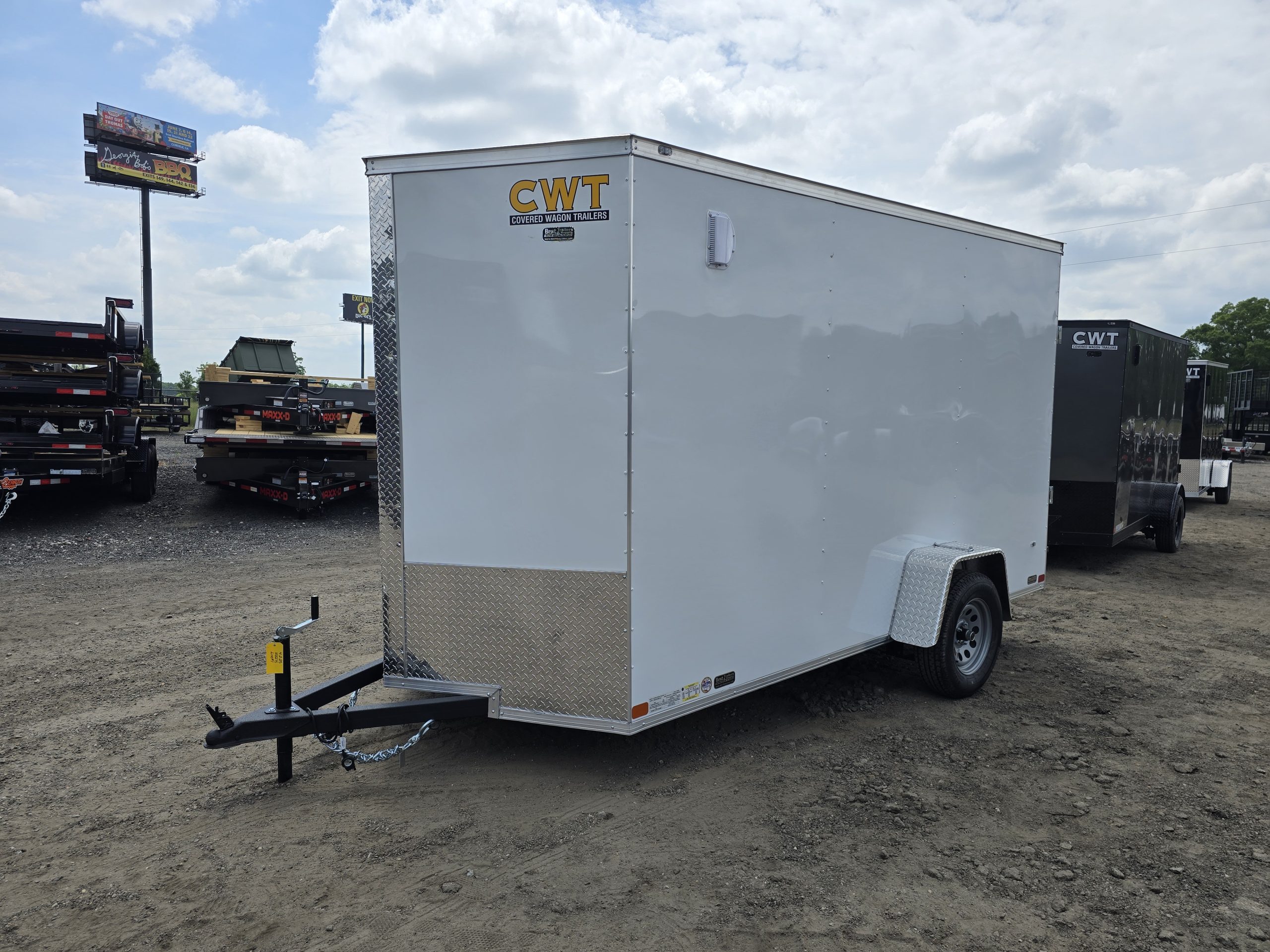 2026 Covered Wagon Trailers 6x12 Single Axle Enclosed Trailer With Ramp Door in Byron, GA