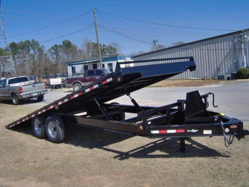 2026 Down 2 Earth Trailers 8x24 hdy tilt 14k Wood Deck equipment atv trailer Deck in Byron, GA