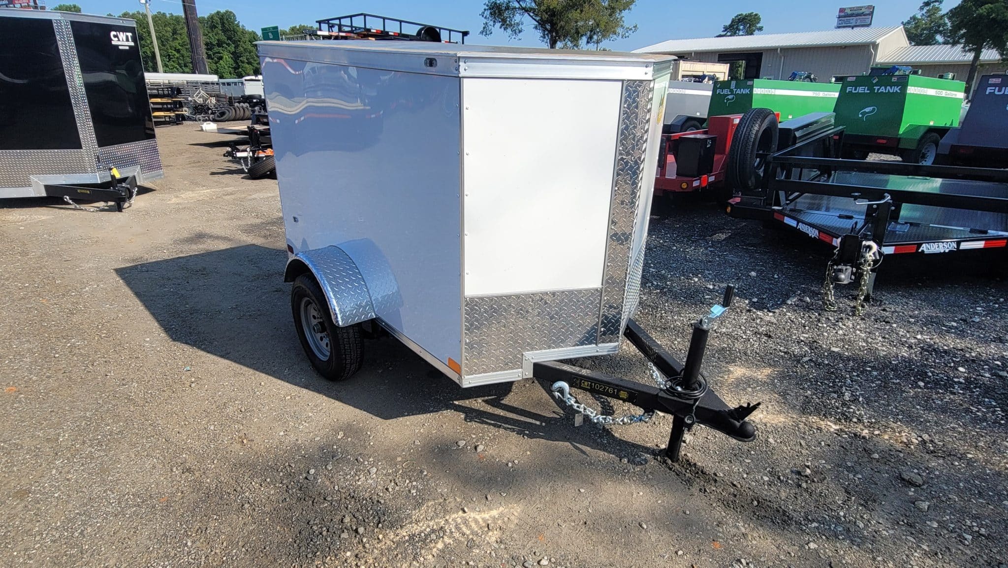2026 Covered Wagon Trailers 4x6 Enclosed Trailer With Swing Door in Byron, GA