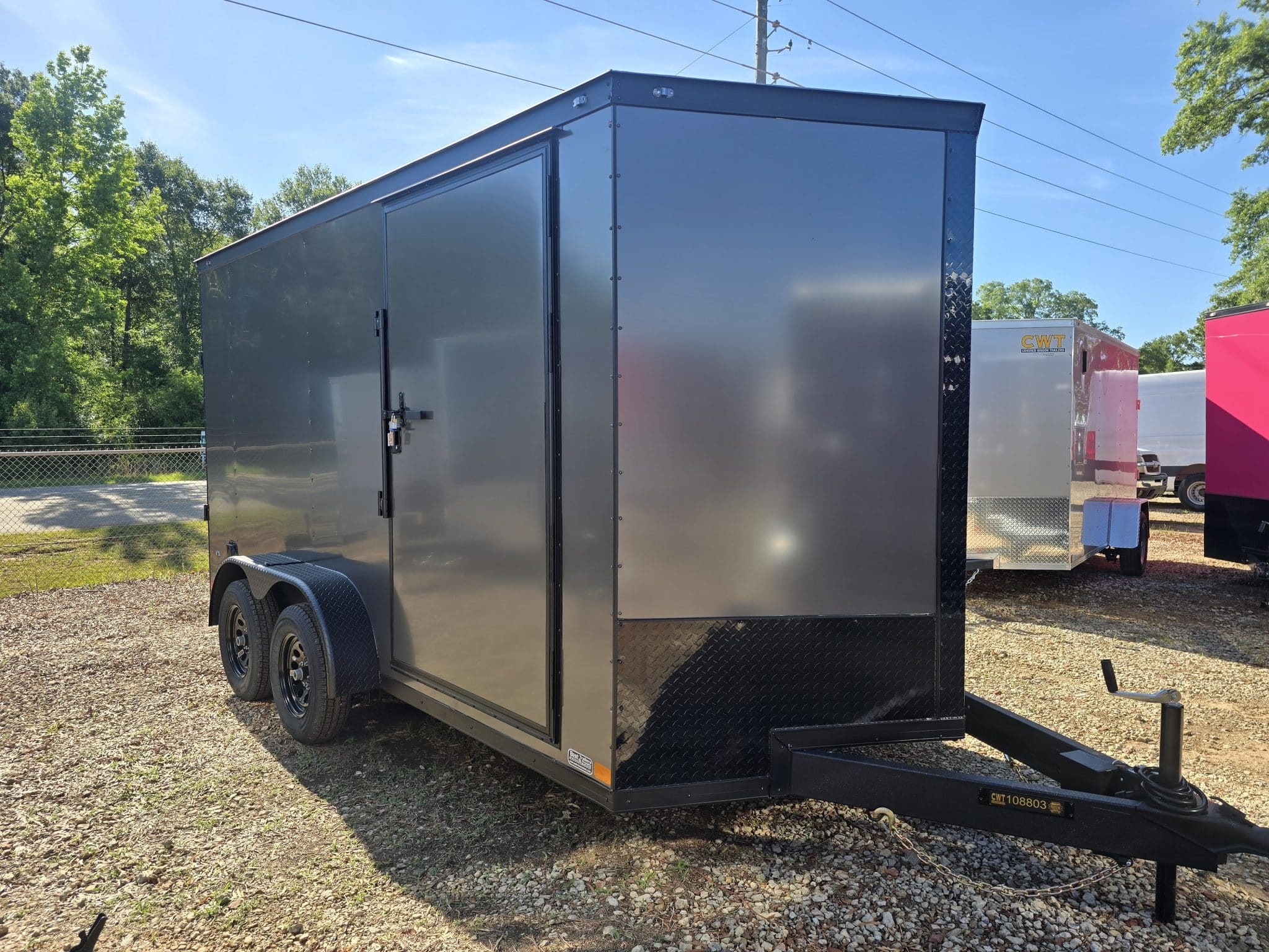 2026 Covered Wagon Trailers 7X14 Tandem Axle Enclosed Trailer in Byron, GA