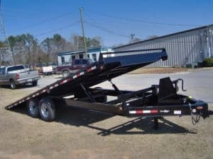 2026 Down 2 Earth Trailers 102x26 Power hdy tilt 14k Wood Deck equipment atv trail in Byron, GA