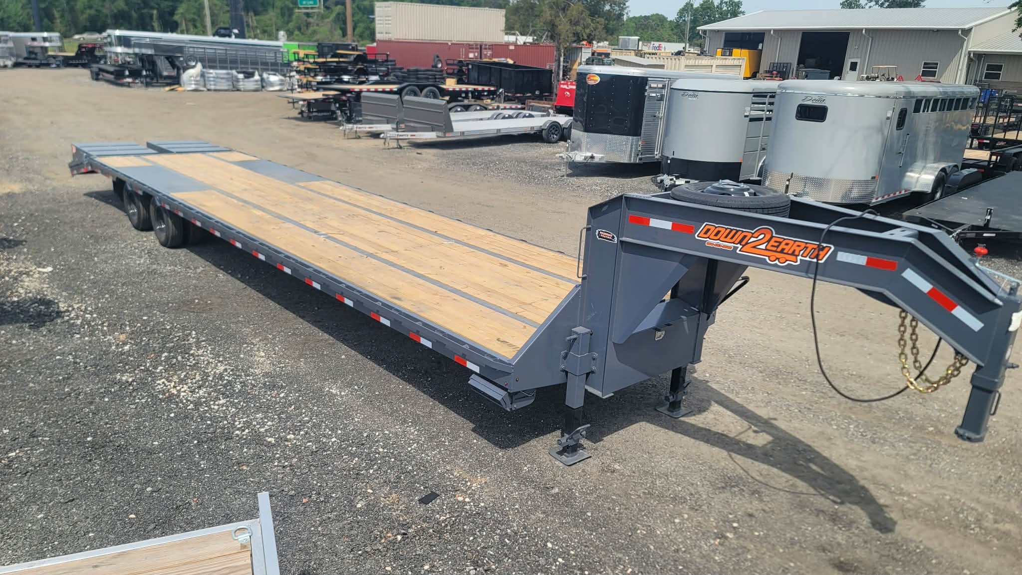 2026 Down 2 Earth Trailers 8.5X40 Deck Over Equipment Trailer With Ramps in Byron, GA