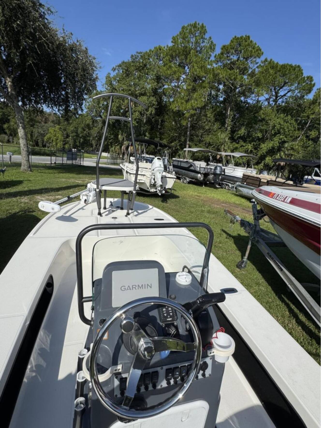 A photo of this 2024 Spyder Boats Flicker FX17
