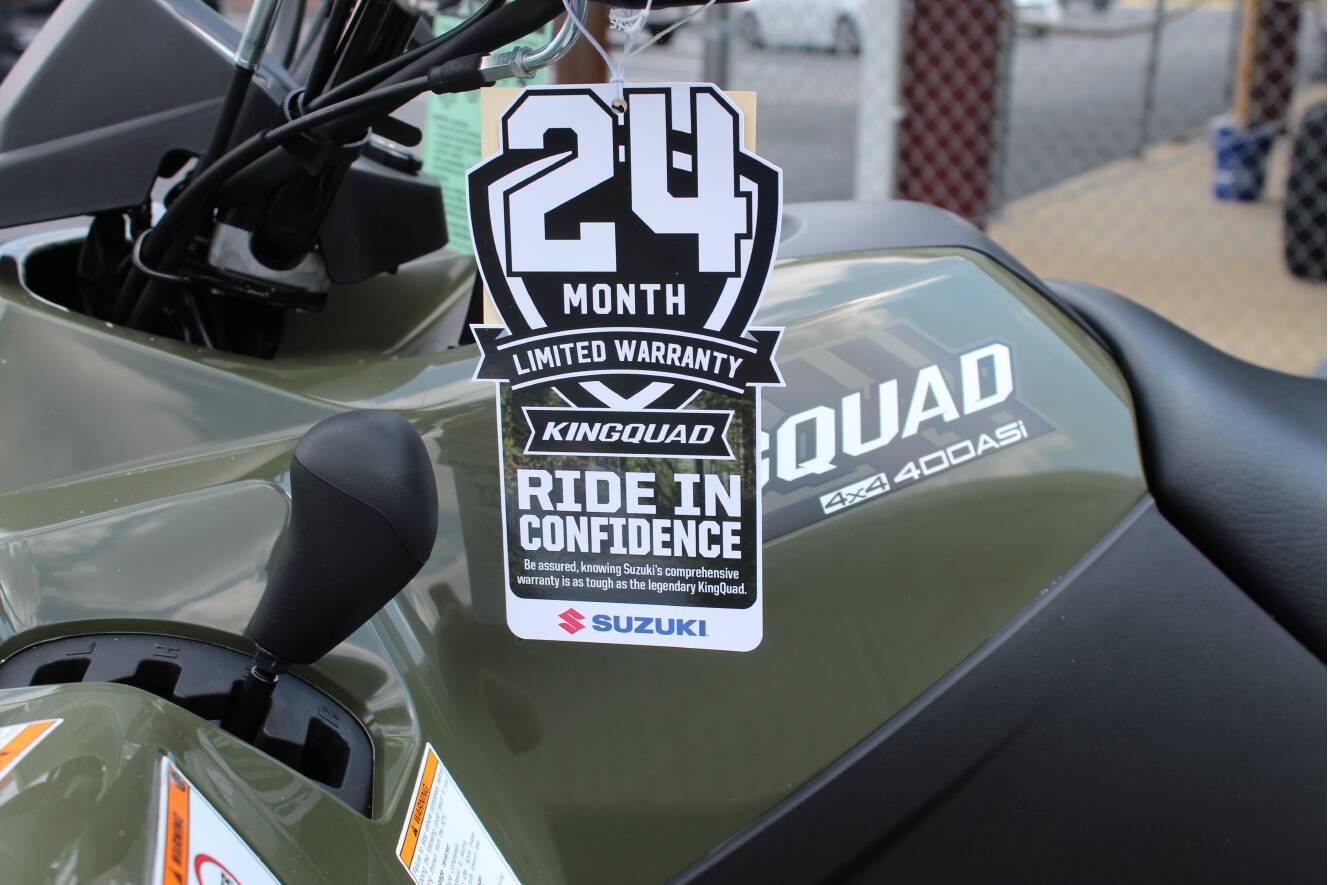A photo of this 2026 Suzuki KingQuad 400ASi