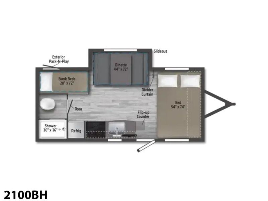 2022 Winnebago Micro Minnie 2100BH in albemarle NC