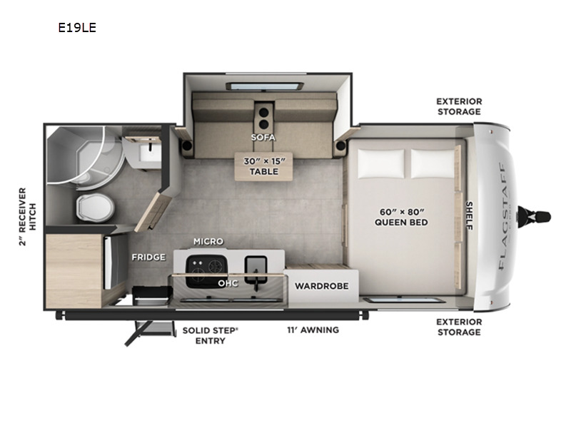 2026 Forest River Rv Flagstaff E-Pro E19LE in oak grove KY