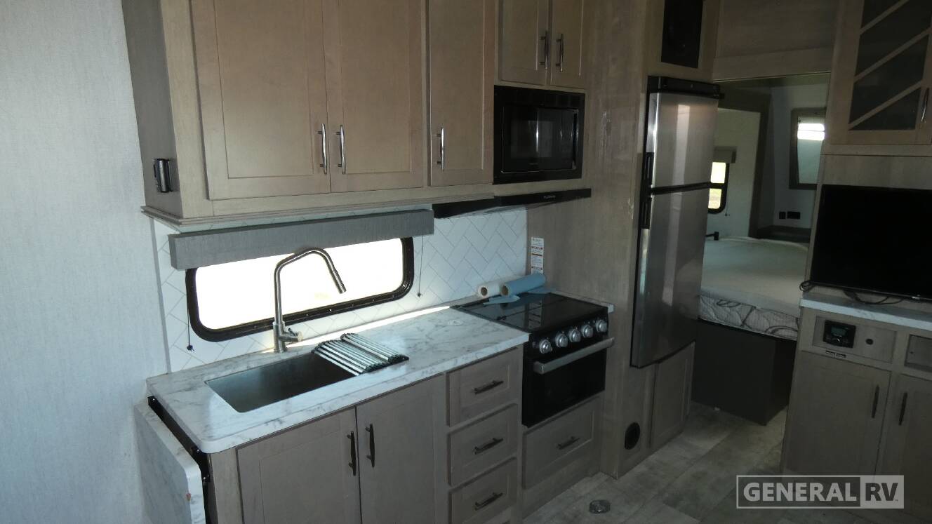 A photo of this 2023 Grand Design Momentum G-Class 23G