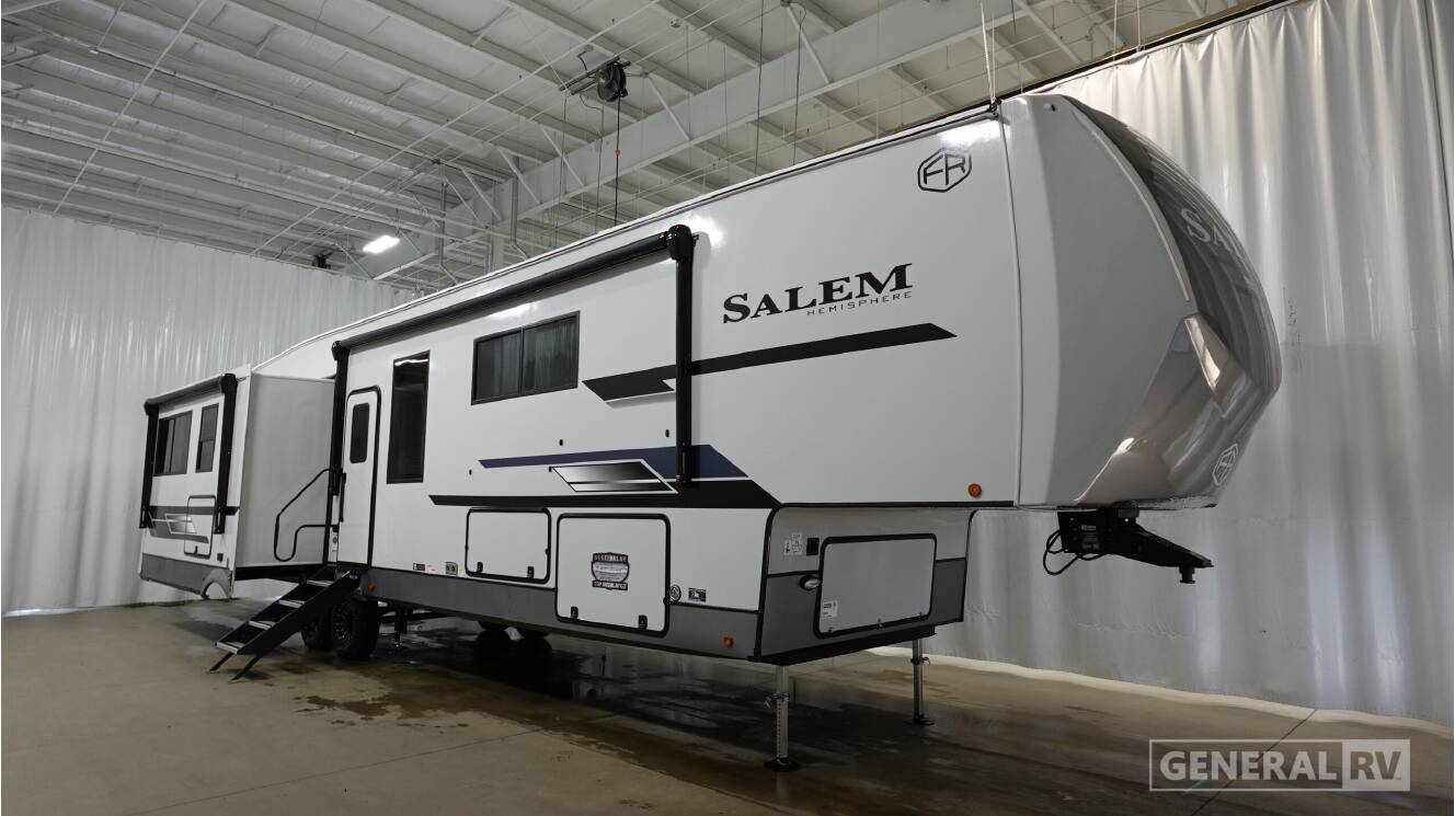 A photo of this 2027 Forest River SALEM HEMISPHERE 380WDR