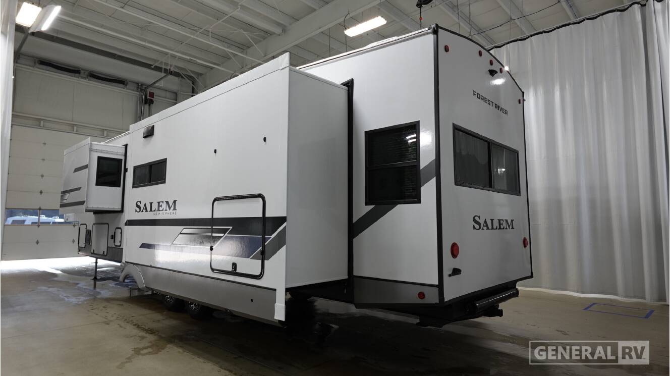 A photo of this 2027 Forest River SALEM HEMISPHERE 380WDR
