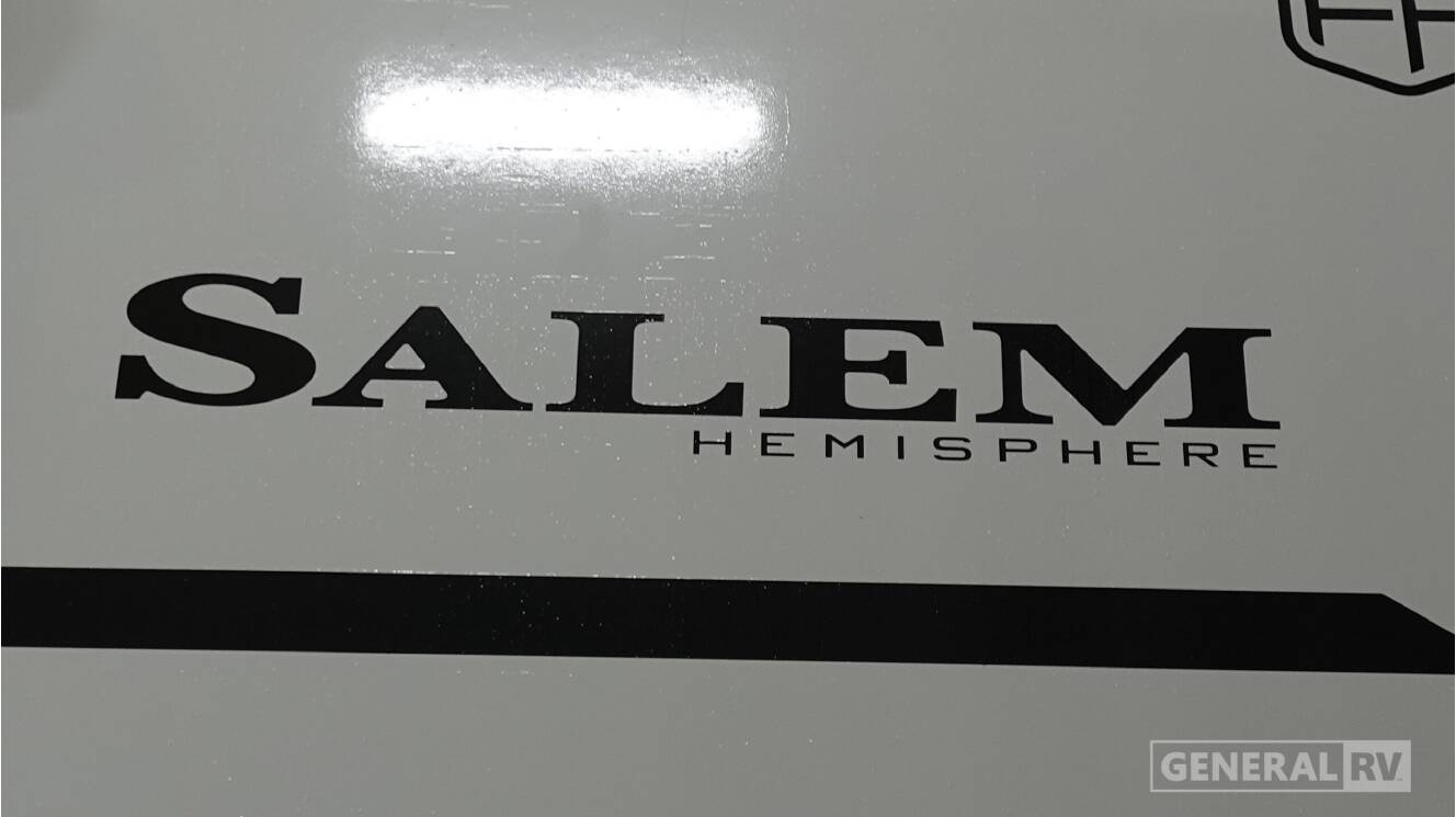 A photo of this 2027 Forest River SALEM HEMISPHERE 380WDR