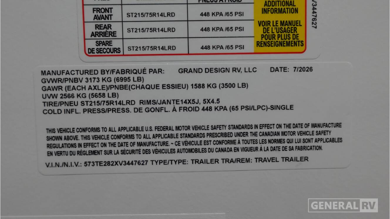 A photo of this 2027 Grand Design IMAGINE 23LDE