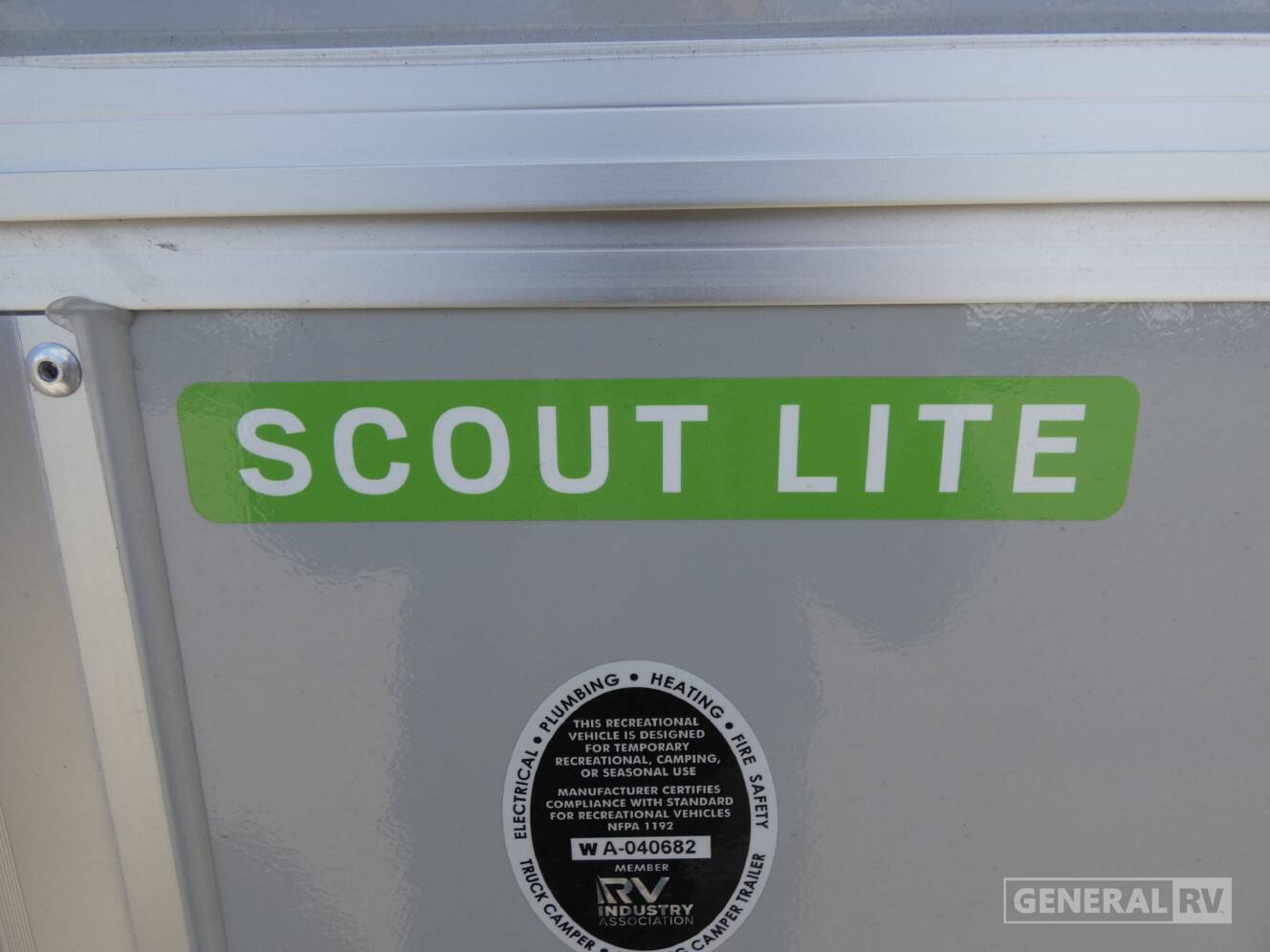A photo of this 2026 Aliner Scout Lite Std. Model