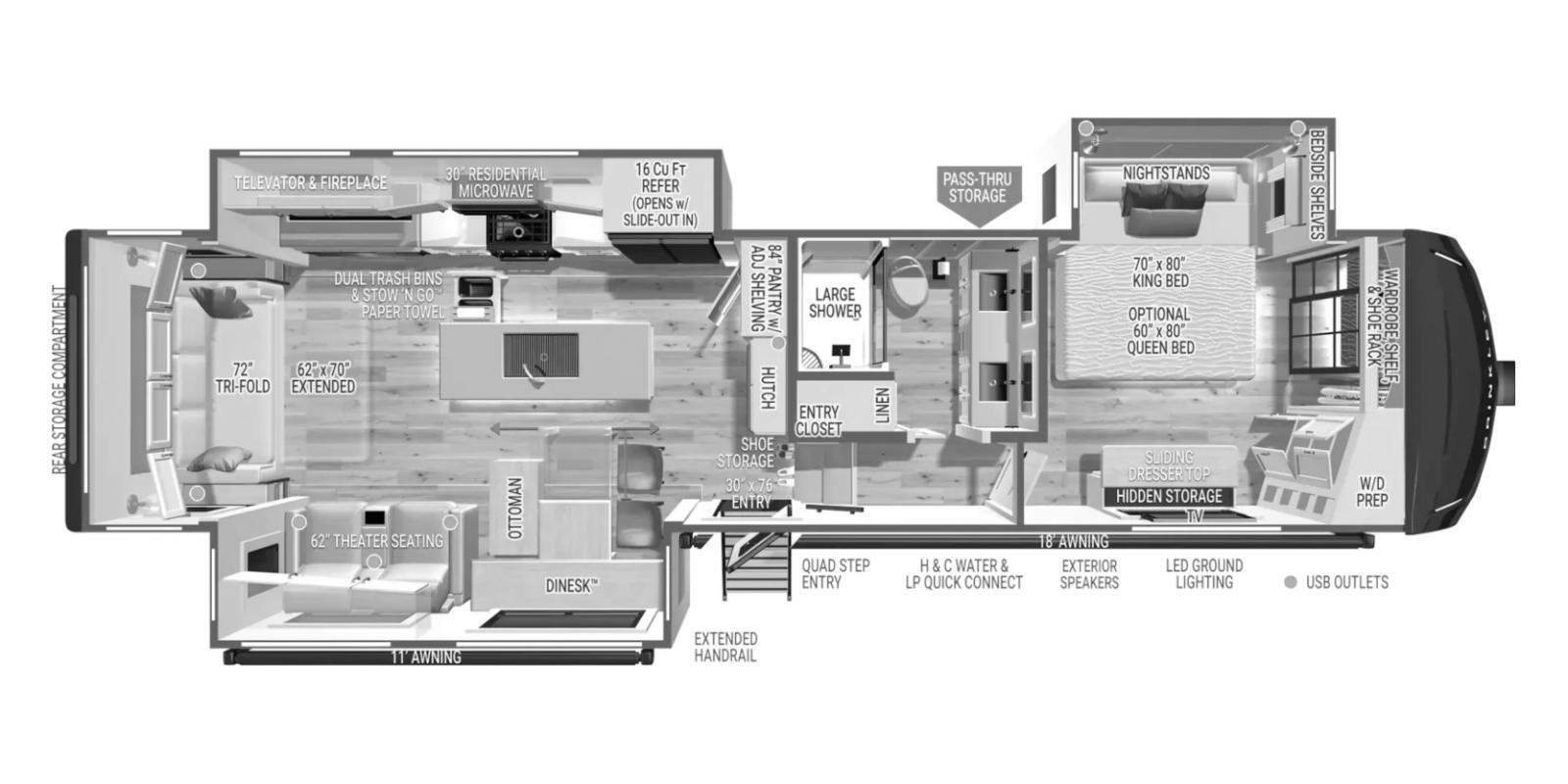 2027 Brinkley Rv Model Z 3600 in deforest WI