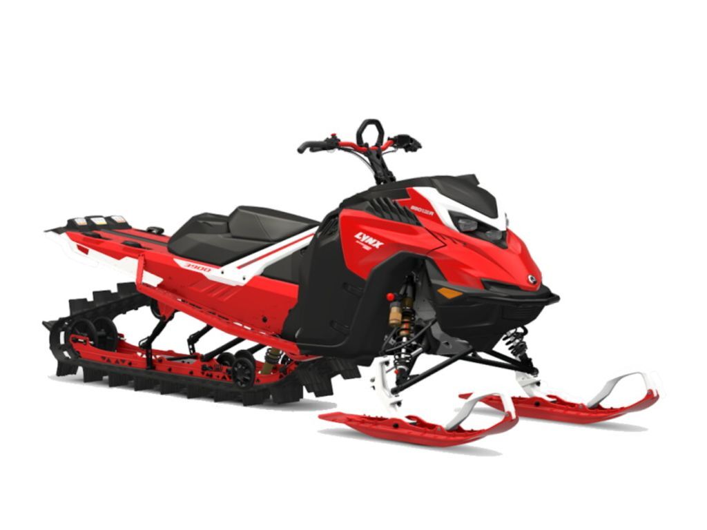 2024 Lynx® Shredder RE 850 E-TEC Turbo R_3900_10.25" / Red in ann arbor MI