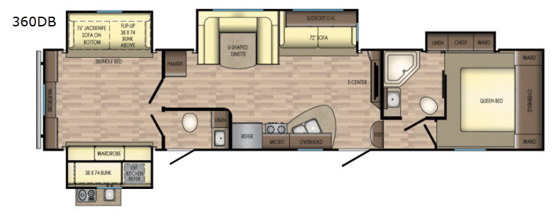 2018 Crossroads Rv Volante 360DB VL360DB in ringgold GA