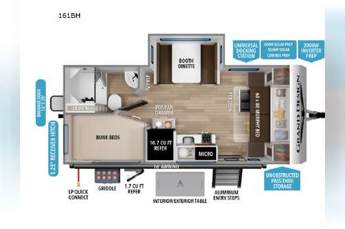 2027 Grand Design Transcend One 161BH in gadsden AL