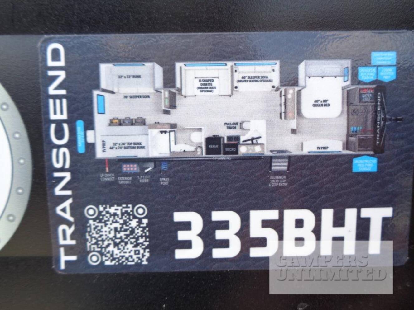 A photo of this 2027 Grand Design Transcend Xplor 335BHT