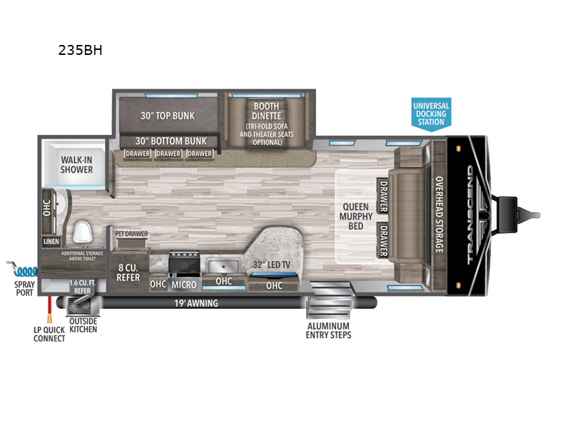 2023 Grand Design Transcend Xplor 235BH in battleground WA