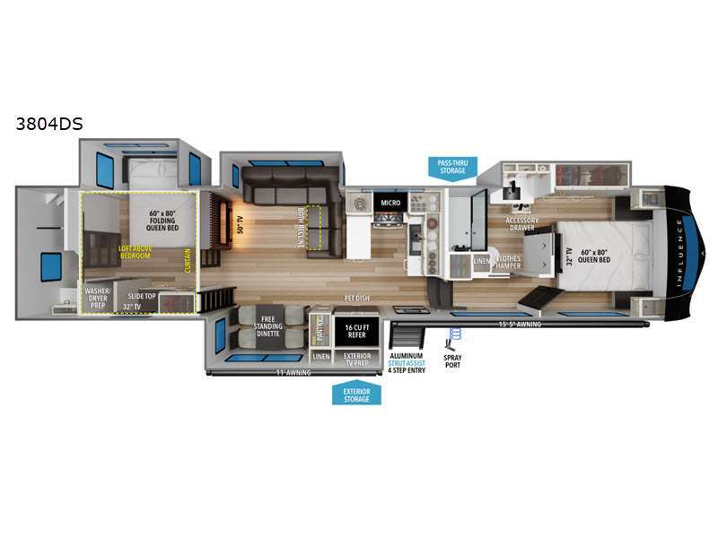 2027 Grand Design Influence 3804DS in pittsburgh PA