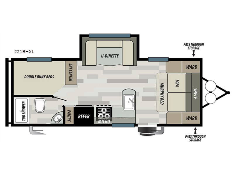 2018 Forest River Rv Salem Cruise Lite 221BHXL in bakersfield CA
