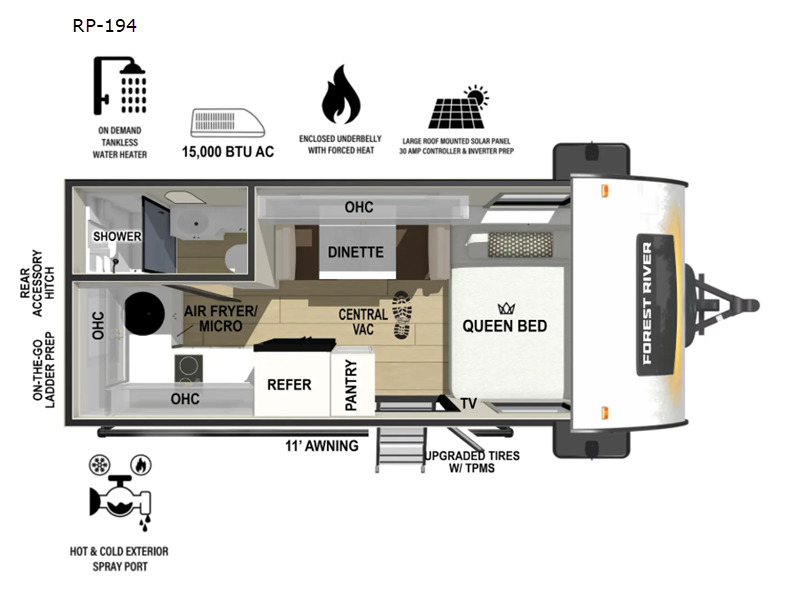 2027 Forest River Rv R Pod RP-194 in dewitt MI