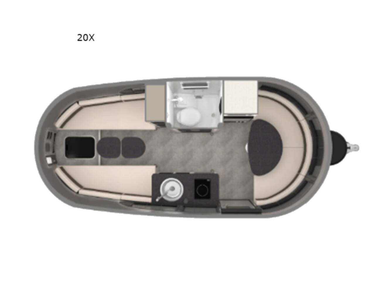 A photo of this 2027 Airstream Basecamp Xe 20X