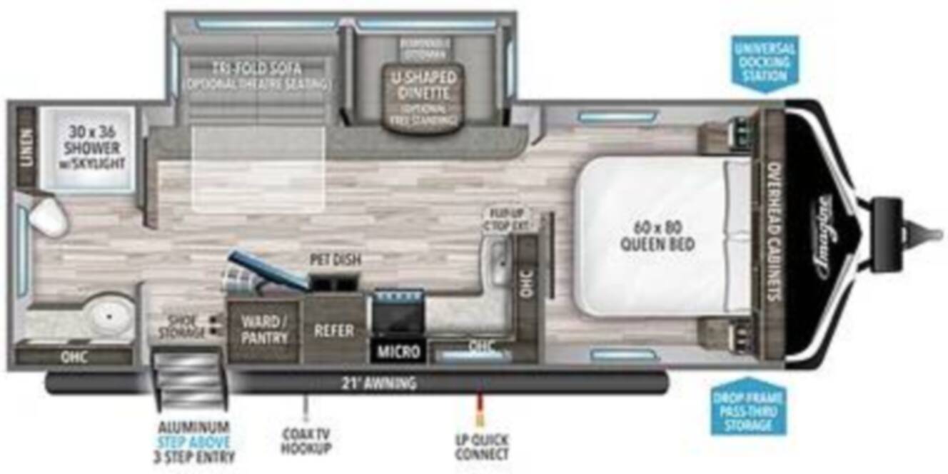 A photo of this 2023 Grand Design Imagine 2600RB