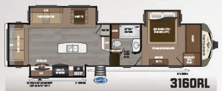 2017 Keystone Montana 3160RL in salem OR