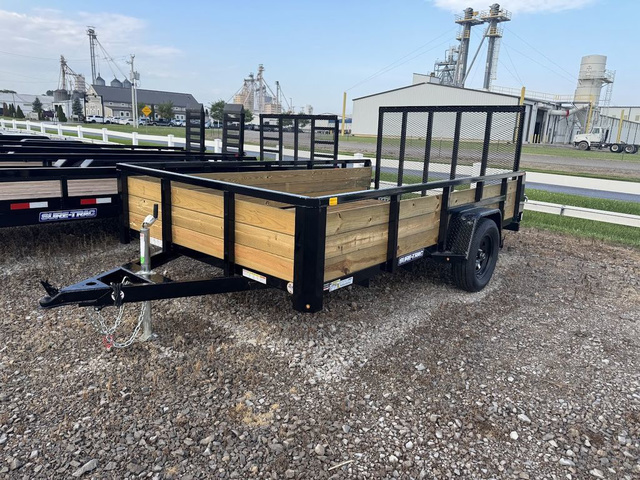 2027 Sure-Trac 7'X12' Tube Top 3-Board 3K Utility Trailer in Delphos, ME