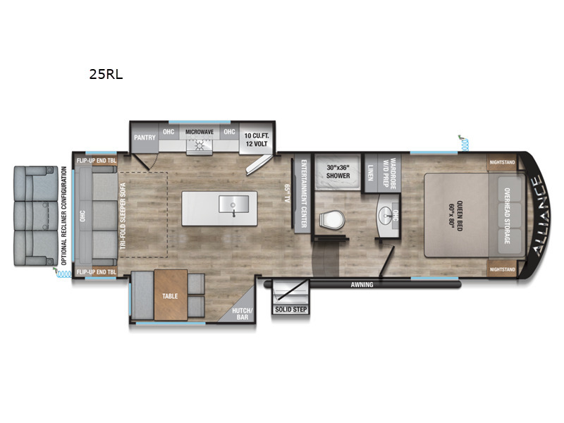 A photo of this 2027 Alliance Rv AVENUE 25RL