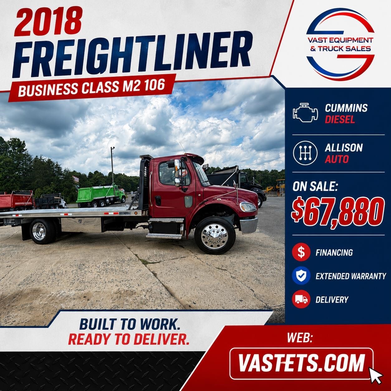 2018 FREIGHTLINER BUSINESS CLASS M2 106 in Mount Airy, NC