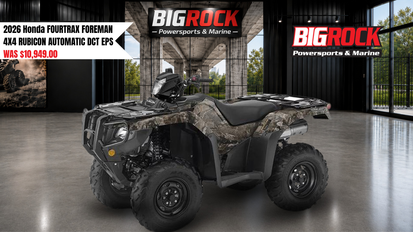 2026 Honda FOURTRAX FOREMAN 4X4 RUBICON AUTOMATIC DCT EPS 4X4 AUTOMATIC DCT EPS in rocky mount NC