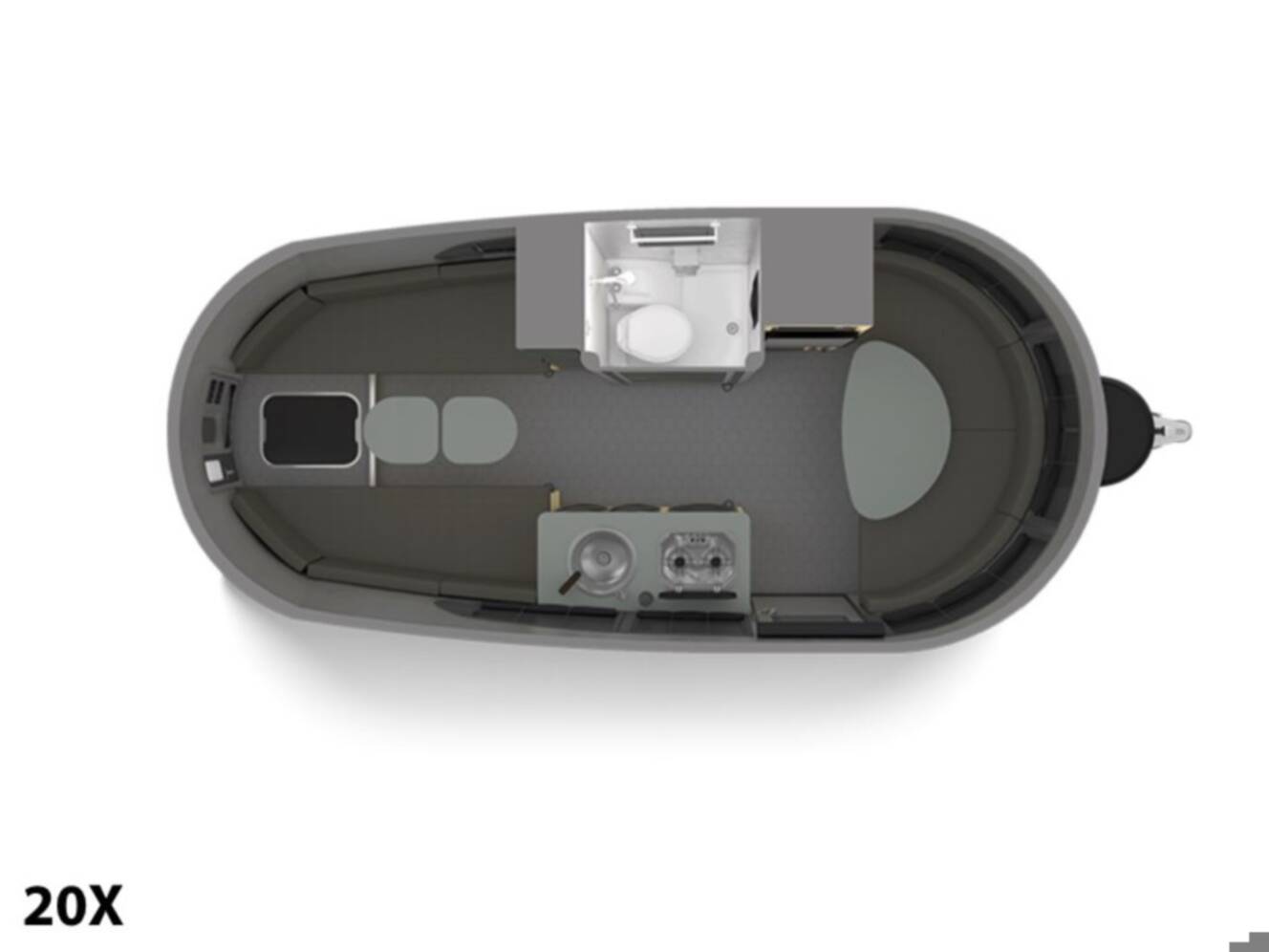 A photo of this 2024 Airstream REI 20X Basecamp 20X