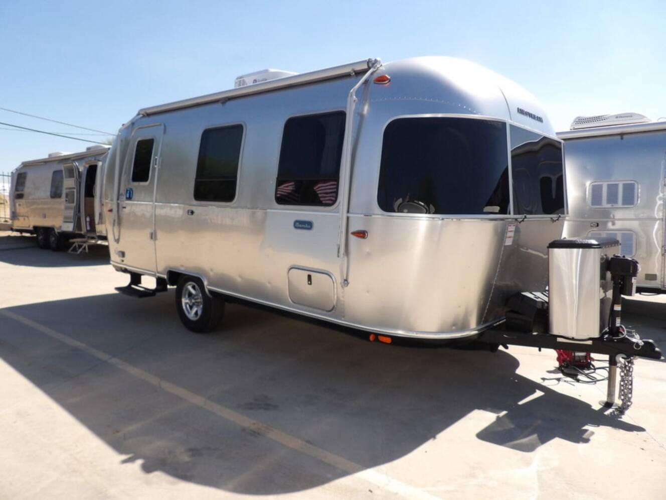 A photo of this 2025 Airstream Bambi 22FB