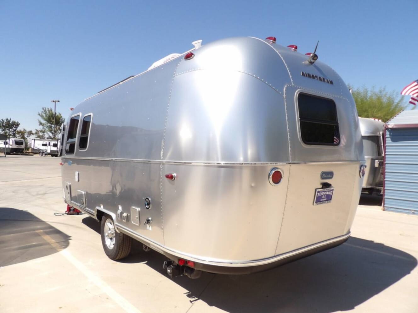 A photo of this 2025 Airstream Bambi 22FB