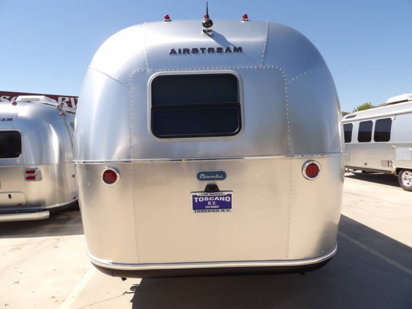 A photo of this 2025 Airstream Bambi 22FB