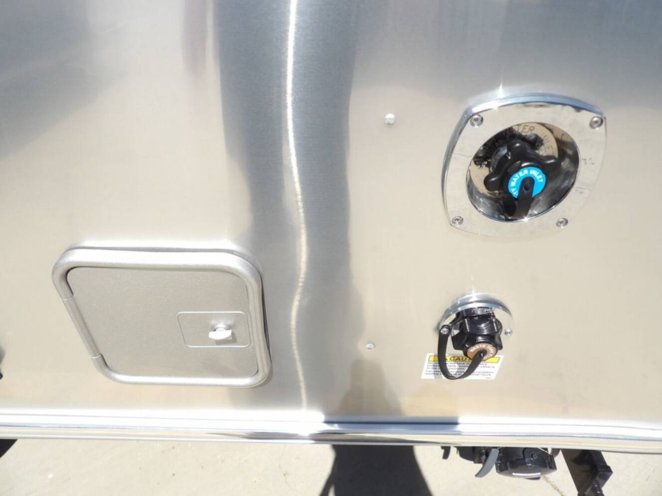 A photo of this 2025 Airstream Bambi 22FB