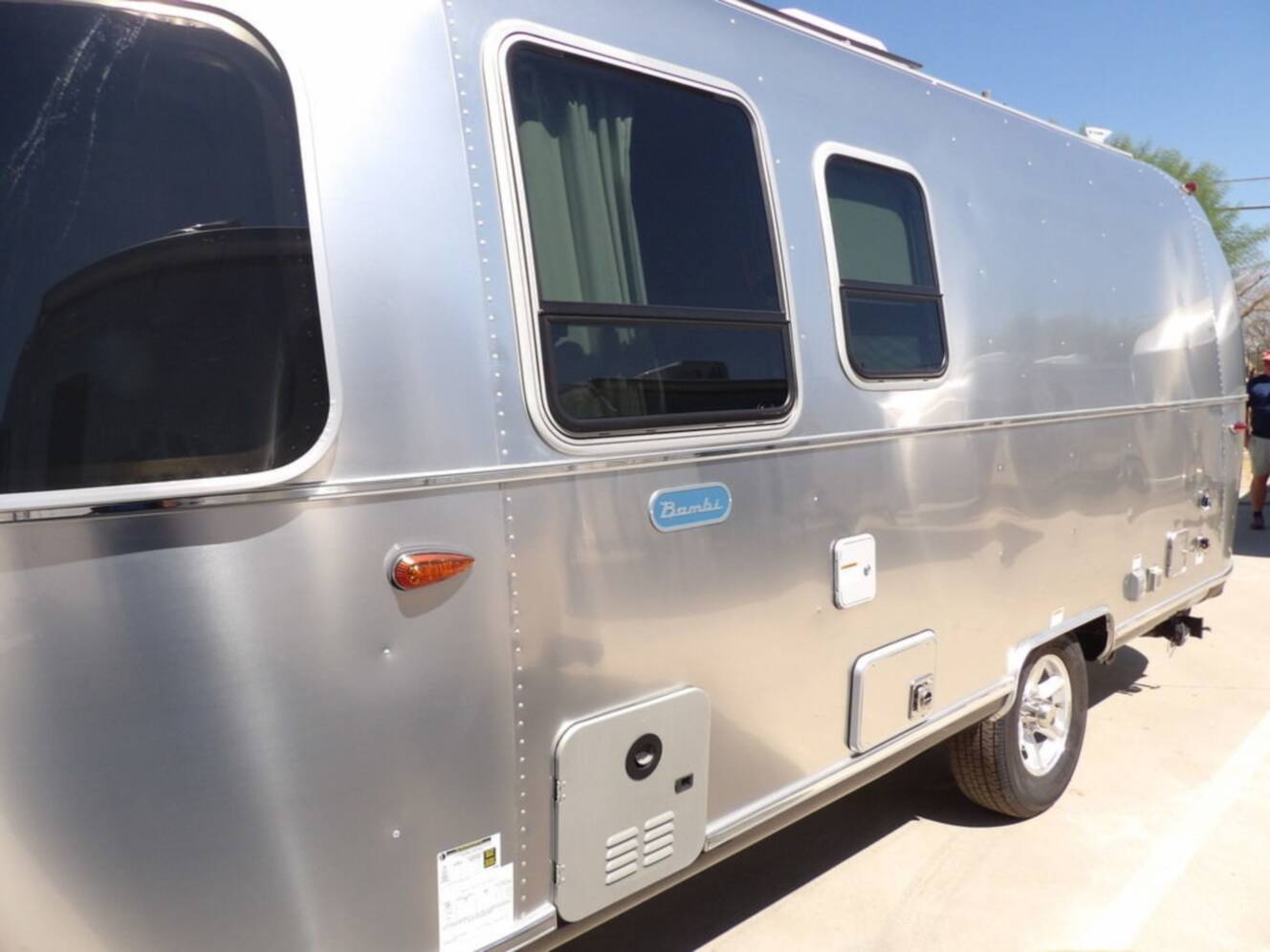 A photo of this 2025 Airstream Bambi 22FB