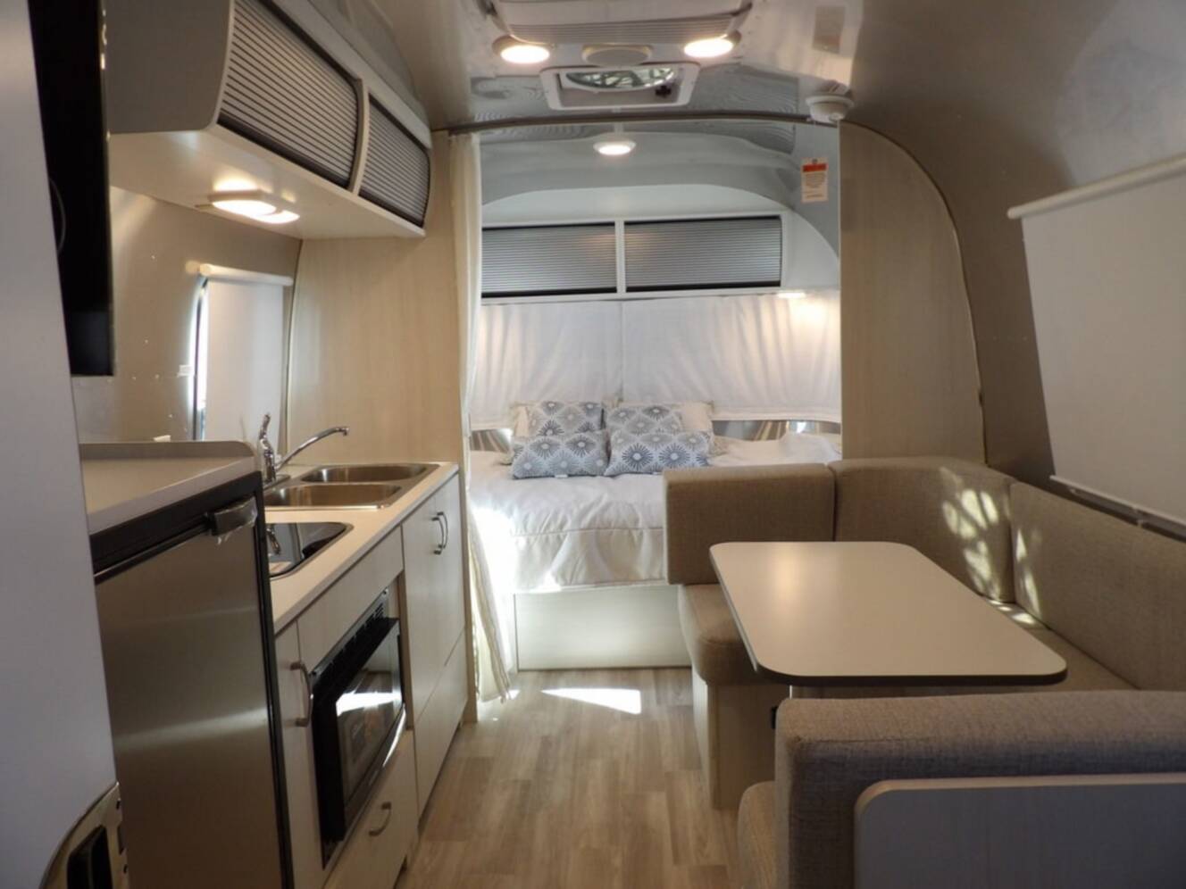 A photo of this 2025 Airstream Bambi 22FB