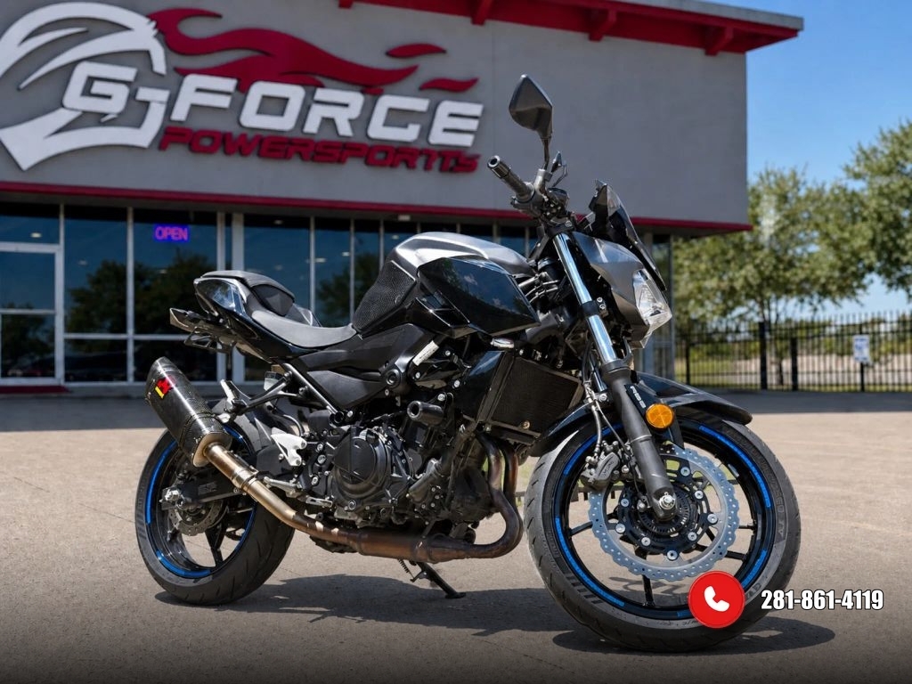 2023 Kawasaki ER400DFPNN Z400 (ABS) ABS in Houston, TX