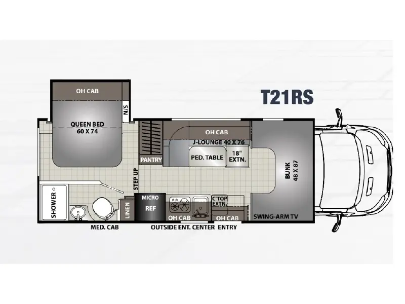 2018 COACHMEN ORION 21RS