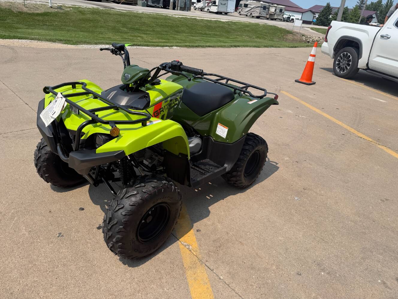 A photo of this 2026 Yamaha Grizzly 110