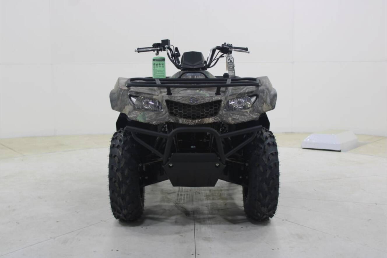 A photo of this 2025 Suzuki KingQuad 400ASi Camo