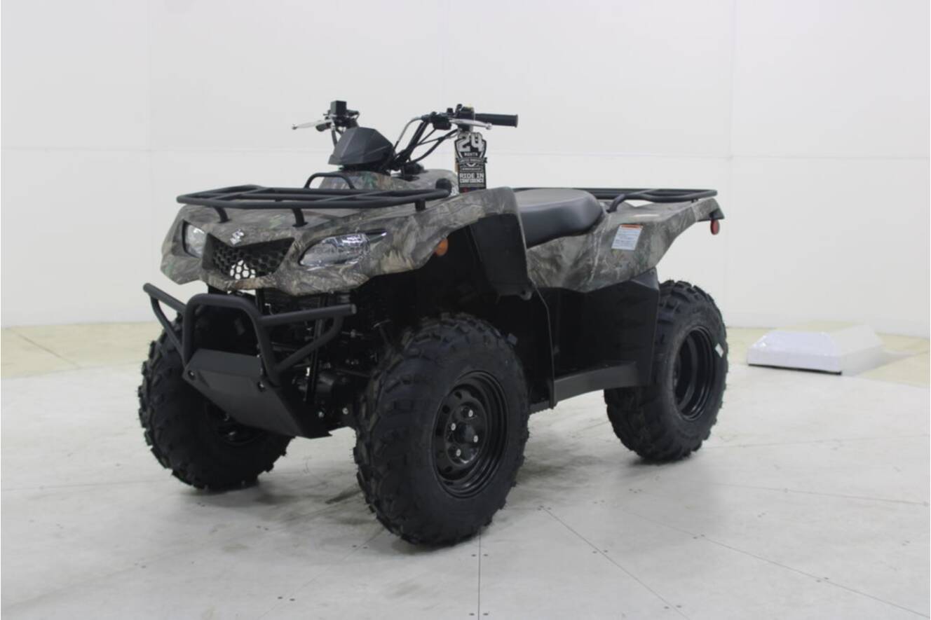 A photo of this 2025 Suzuki KingQuad 400ASi Camo